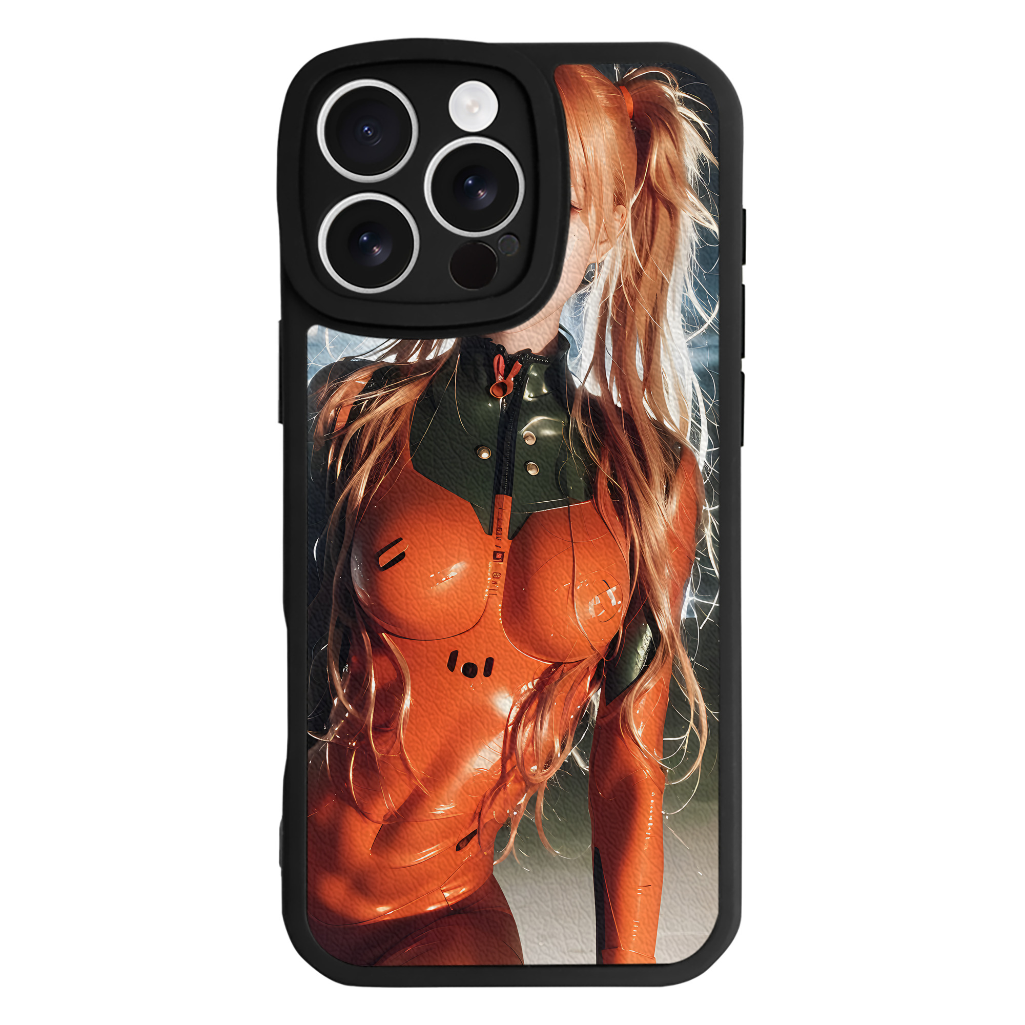 （画像用） EVA 新世紀エヴァンゲリオン 【iPhone 16シリーズ対応】シリコンスマホケース（レザー調） 材質：シリコン